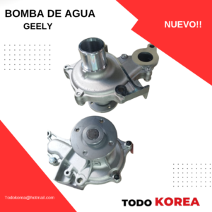 Bomba de agua. Geely