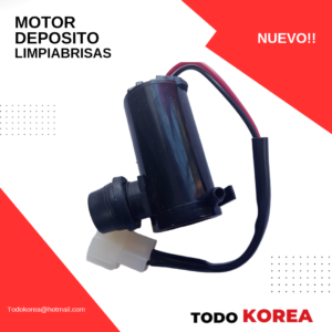 Motor de depósito de limpiaparabrisas: Repuesto esencial para garantizar un flujo constante de líquido limpiaparabrisas, asegurando una visibilidad óptima en todo momento.